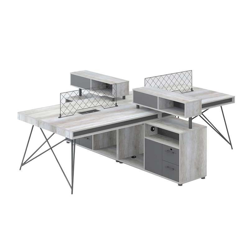 Modern simple desk  and  chair  for office  staff
